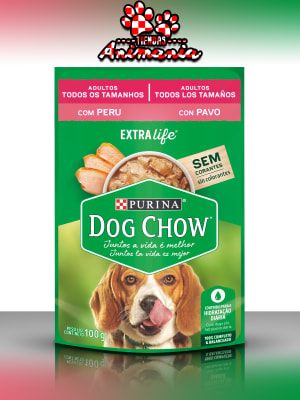 DOG CHOW POUCH ADULTO TODOS LOS TAMAÑOS PAVO 100 GR1