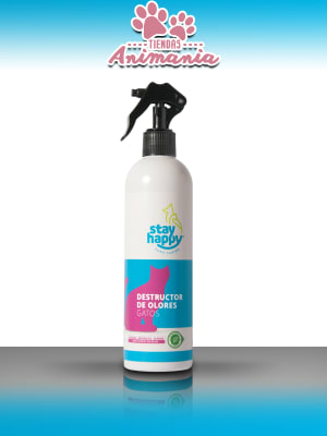 STAY HAPPY DESTRUCTOR DE OLORES GATOS 500 ML1