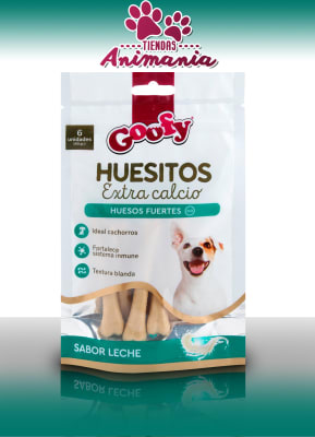 GOOFY SNACKS HUESITOS EXTRA CALCIO HUESOS FUERTES 6 UNDS 40 GR