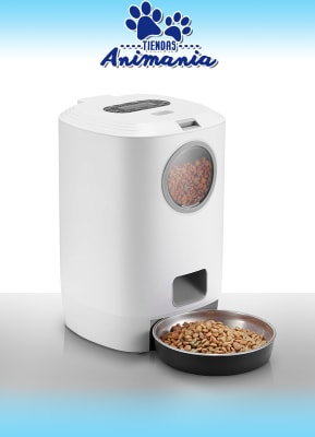 ALIMENTADOR AUTOMATICO DE MASCOTAS CON VENTANA LIMPIABLE 4.5 LITROS1