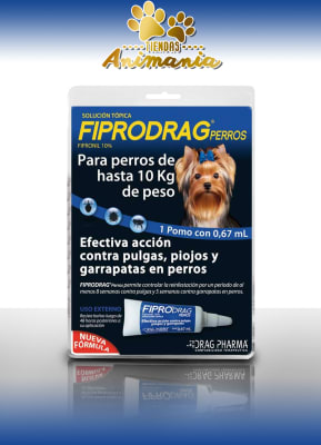 FIPRODRAG PIPETA PERROS HASTA 10 KG