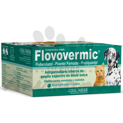 FLOVOVERMIC 60 COMPRIMIDOS HASTA 10 KG (CAJA)1