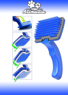 CEPILLO AUTO LIMPIABLE PERROS Y GATOS GRANDE S&D1