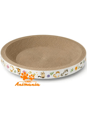 MONDO MASCOTAS RASCADOR DE CARTON CIRCULAR TIPO CAMA 55 CM (13798)1