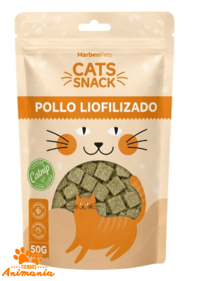 MARBEN PETS POLLO LIOFILIZADO CON CATNIP 50 GR (CK1071)