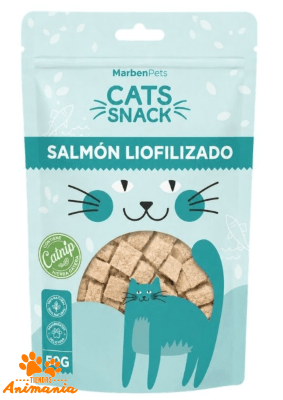MARBEN PETS SALMON LIOFILIZADO CON CATNIP 50 GR (CK1072)1