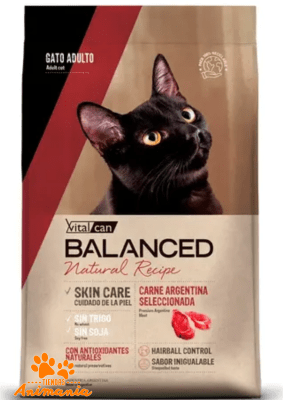 BALANCED GATO NATURAL RECIPE ADULTO CARNE ARGENTINA 7.5 KG
