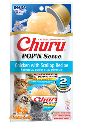 CHURU CAT POP AND SERVE POLLO & OSTION 70 GR (USA753)1