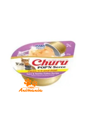 CHURU CAT POP AND SERVE ATUN & BONITO 70 GR (USA 754)