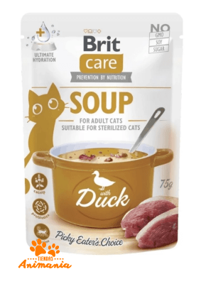 BRIT CARE SOPA PARA GATO CON PATO 75 GR