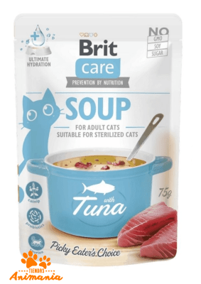 BRIT CARE SOPA PARA GATO CON ATÚN 75 GR1