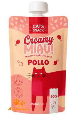 MARBEN PETS CAT SNACK CREAMY MIAU SABOR POLLO 90 GR2