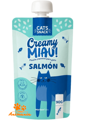 MARBEN PETS CAT SNACK CREAMY MIAU SABOR SALMON 90 GR1