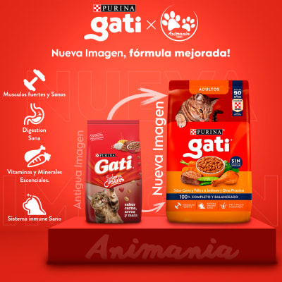 GATI ADULTOS SABOR A CARNE Y POLLO A LA JARDINERA 15 KG