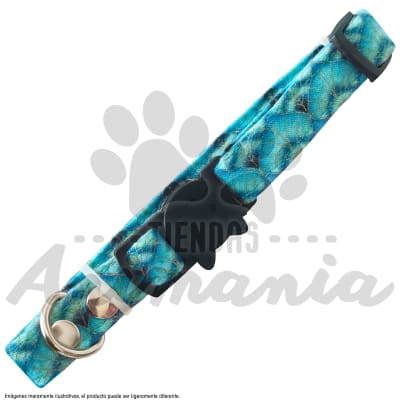 THE ROCKY DOG COLLAR PARA GATO DISEÑO OCEAN1