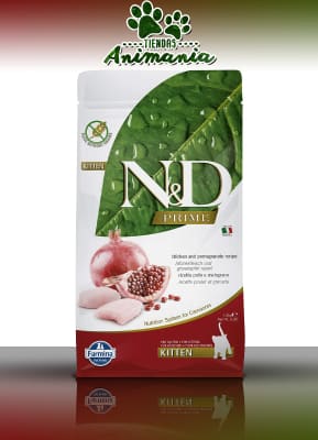 N&D GATO KITTEN PRIME POLLO & GRANADA 7.5 KG1