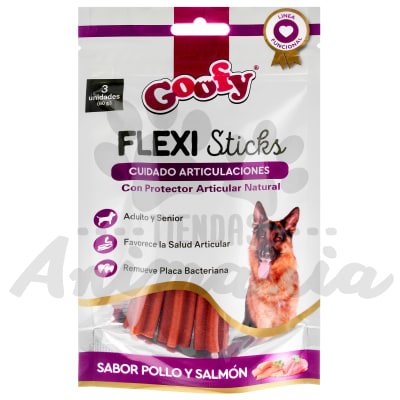 GOOFY SNACKS FLEXI STICKS CUIDADO ARTICULACIONES 3 UNDS 60 GR1