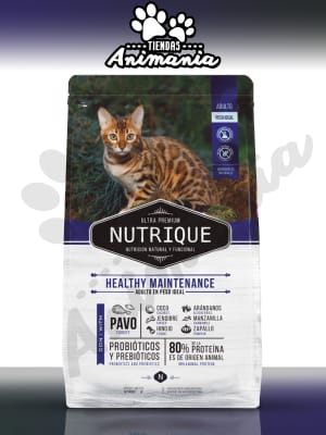 NUTRIQUE GATO YOUNG ADULT HEALTHY MAINTENANCE | GATO ADULTO MANTENCIÓN 7.5 KG