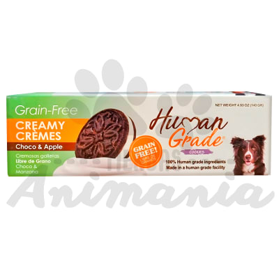 HUMAN GRADE GALLETA SANDWICH GF CHOCO&MANZANA 140 GR1