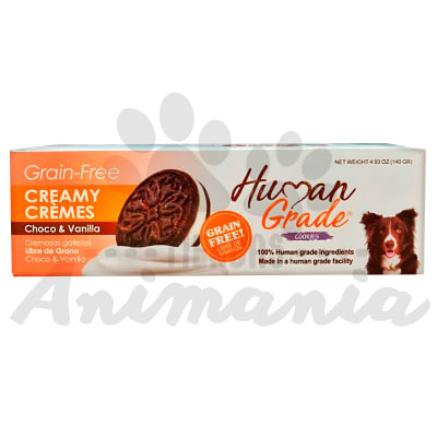 HUMAN GRADE GALLETA SANDWICH GF CHOCO&VAINILLA 140 GR1