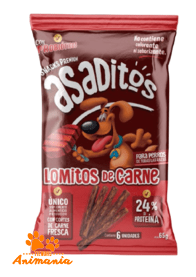 ASADITOS PERRO LOMITOS DE CARNE 65G