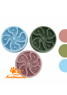 PLATO DE ALIMENTACION LENTA DISEÑO FLOR 20.5 CM (TQ0021-1)1