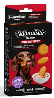 NATURALISTIC CRACKERS BRISKET BEEF 200G