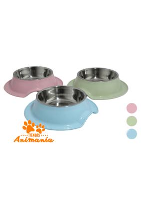 MARBEN PETS PLATO INDIVIDUAL ACERO INOX ANTIHORMIGA