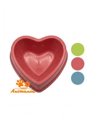 MONDO MASCOTAS PLATO CORAZON 20X16,5X5,5