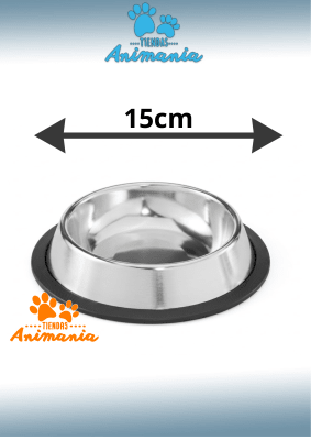 MARBEN PETS PLATO ACERO INOXIDABLE S 230 ML KE-4801