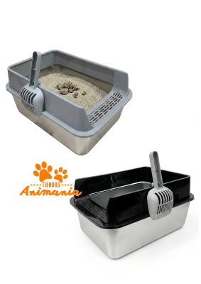 MARBEN PETS ARENERO ACERO INOXIDABLE 50x35X24cm1