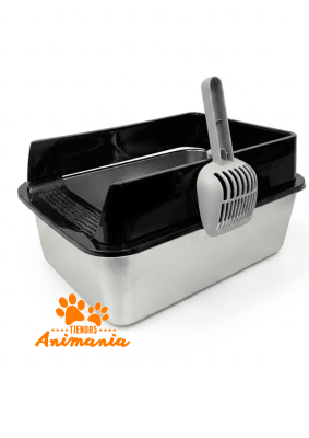 MARBEN PETS ARENERO ACERO INOXIDABLE 50x35X24cm