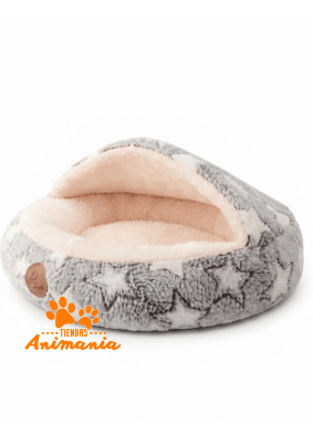MARBEN PETS CAMA CONCHA GATOS Y PERROS ESTRELLA