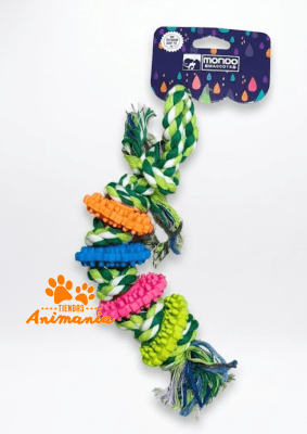 MONDO MASCOTAS JUGUETE TUERCAS DE GOMA Y CUERDA1
