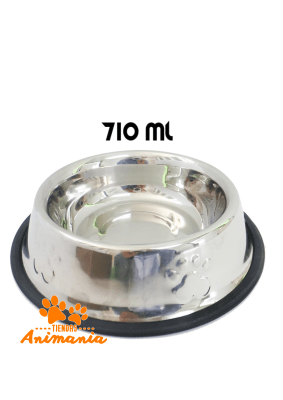 MARBEN PETS PLATO DE ACERO INOXIDABLE L 710 ML