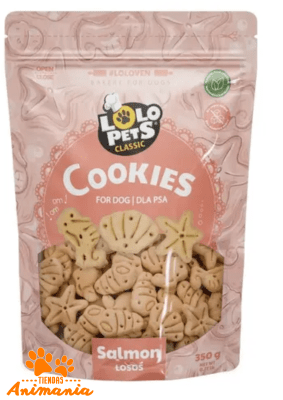 LOLO PETS GALLETAS ANIMALES CON SALMON 350GR1