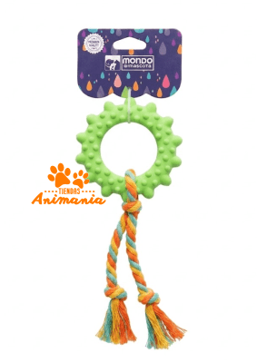 MONDO MASCOTAS JUGUETE SOL DE GOMA CON CUERDA