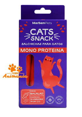 MARBEN PETS SALCHICHAS MONOPROTEICAS DE BACALAO 15 GR