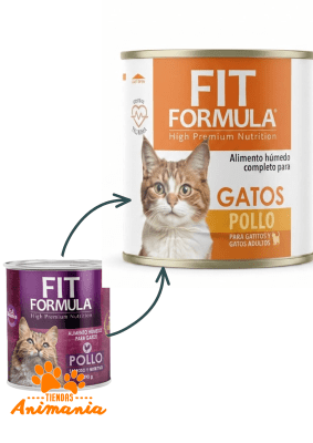 FIT FORMULA LATA GATO POLLO 290GR1