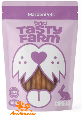 TASTY FARM PALITO DE CARNAZA ENVUELTO EN CARNE DE CONEJO 100 GR1