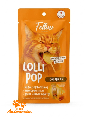 FELLINI LOLLIPOP CALABAZA 3 U