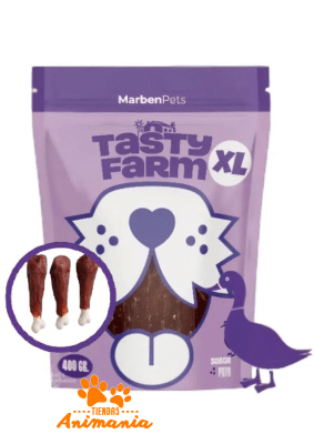 MARBEN PETS TRUTROS DE PATO CON HUESO DE CALCIO 400GR