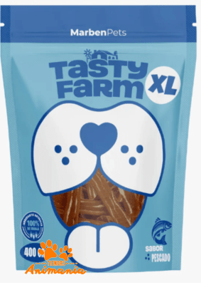TASTY FARM TIRITAS DE SALMON 400 GR1