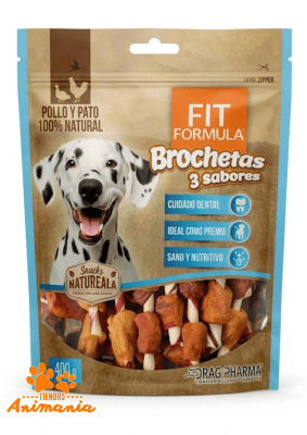 FIT FORMULA SNACK BROCHETA 3 SABORES 400 GR