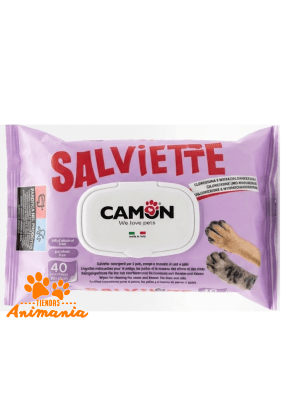CAMON TOALLITAS HUMEDAS PERFUMADAS CON CLOREXIDINA Y MIRRA 40 UNIDADES 30*20 CM