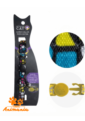 WONDER CAT COLLAR SEGURO ANTIAHORQUE ROCAS (VM003)