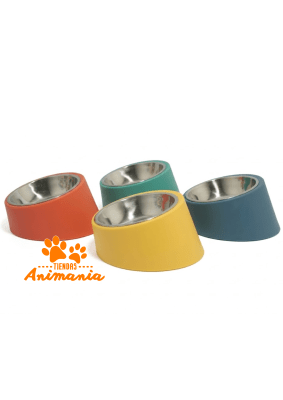 MARBEN PETS PLATO DE ACERO INOXIDABLE CON DISEÑO
