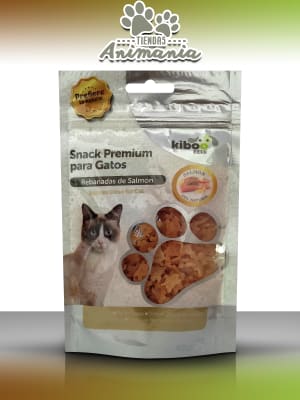 KIBOO PETS GATO SNACK REBANADAS DE SALMON 65 GR1