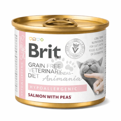 BRIT GF VD CAT LATA HYPOALLERGENIC 200 GR