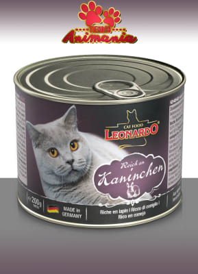 LEONARDO LATA QUALITY SELECTION CONEJO ADULTO 200 GR